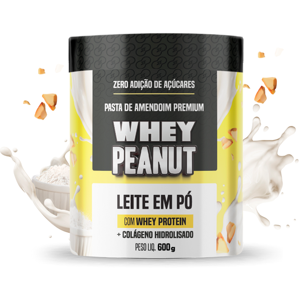 PASTA DE AMENDOIM PREMIUM SABOR LEITE EM PÓ – WheyPeanut BR